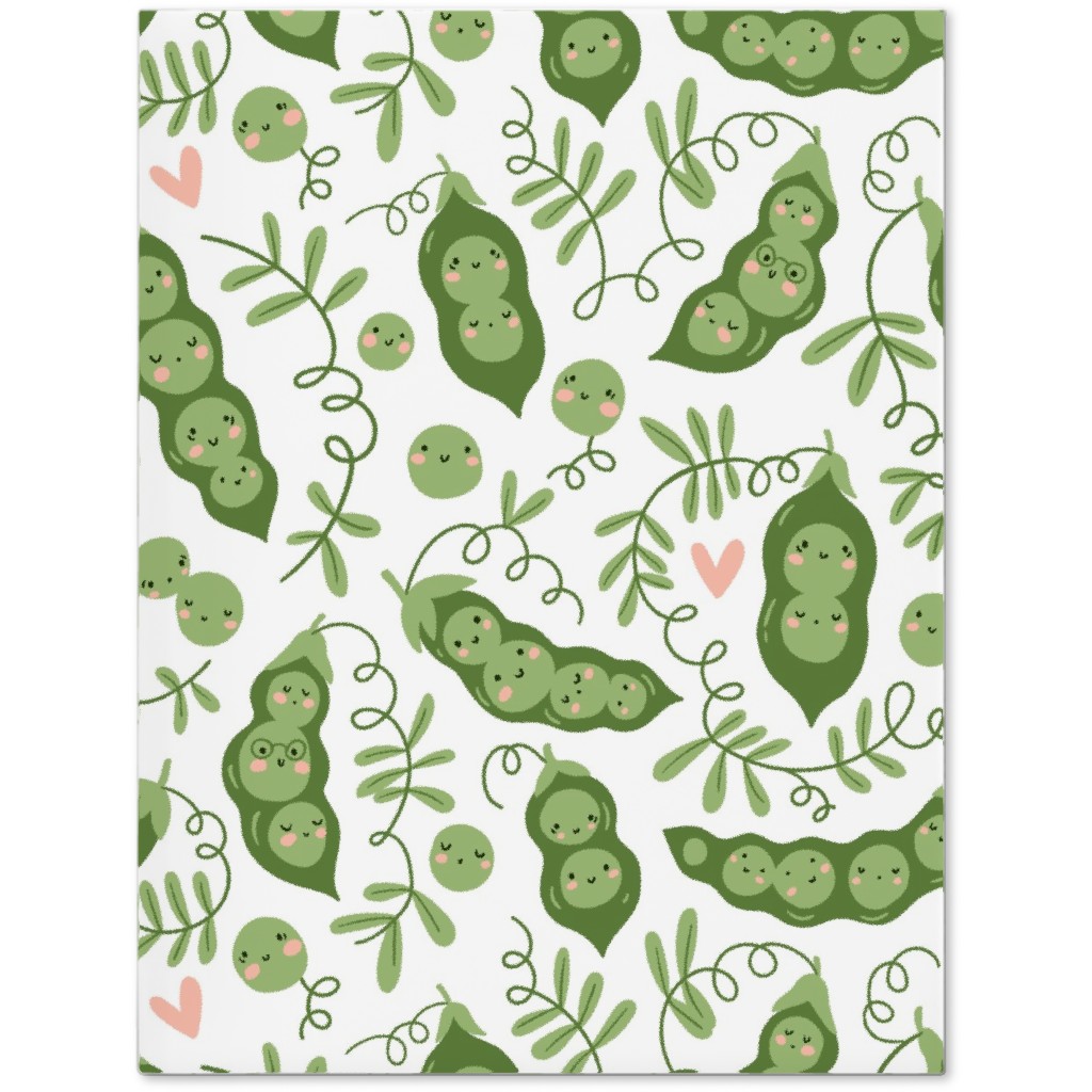 Cute Peas - Green Journal, Green, Classic Green