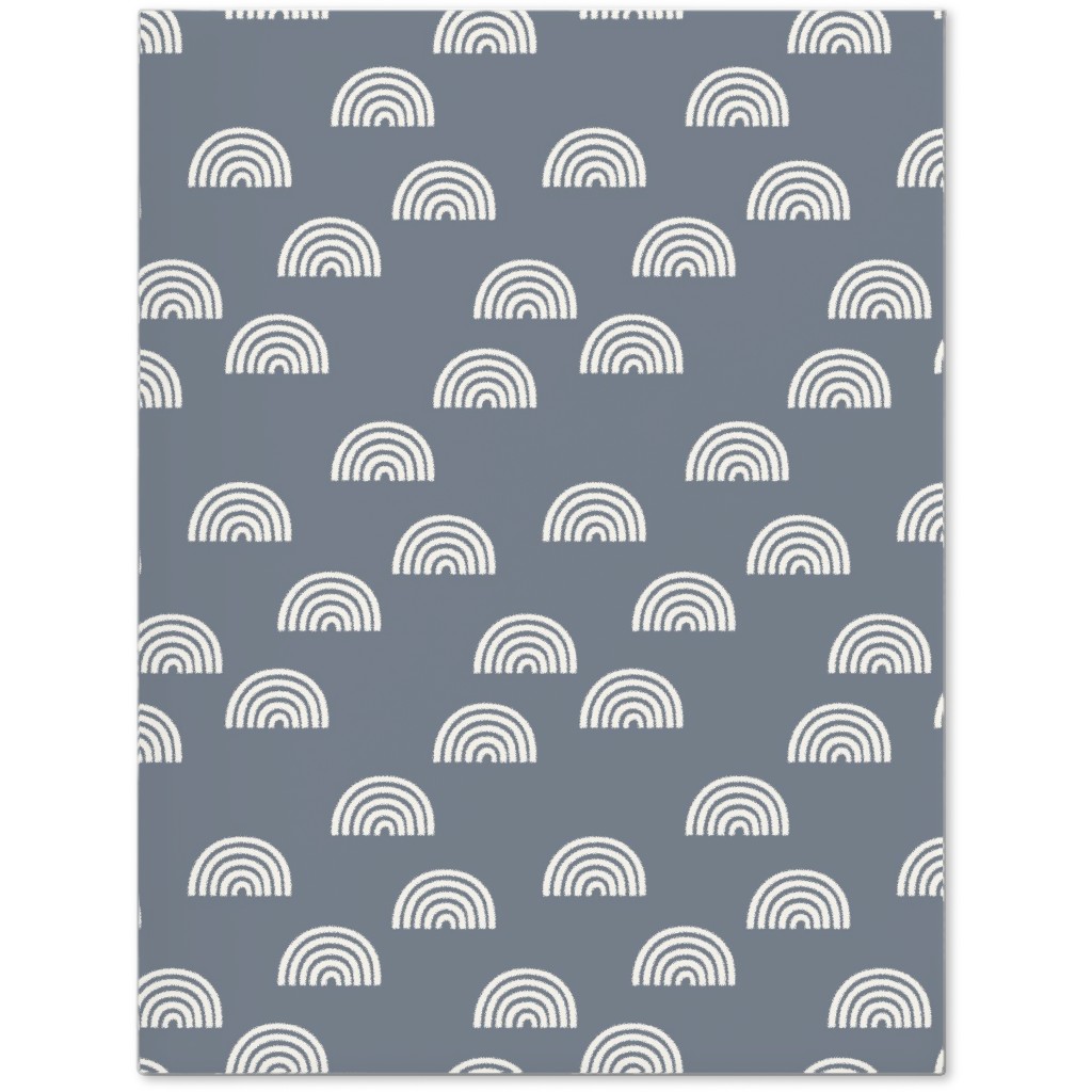 Scattered Rainbows Journal, Blue, Cement