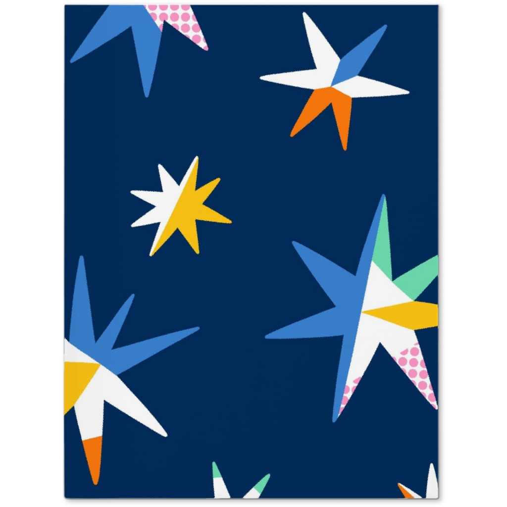 Modern Starry Sky - Blue Journal, Blue, True Blue