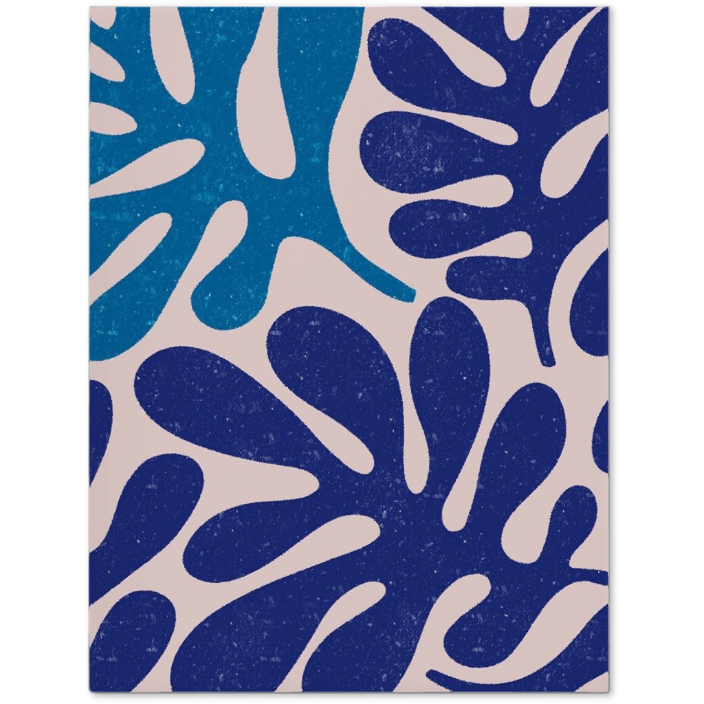 Organic Leaves - Blue Journal, Blue