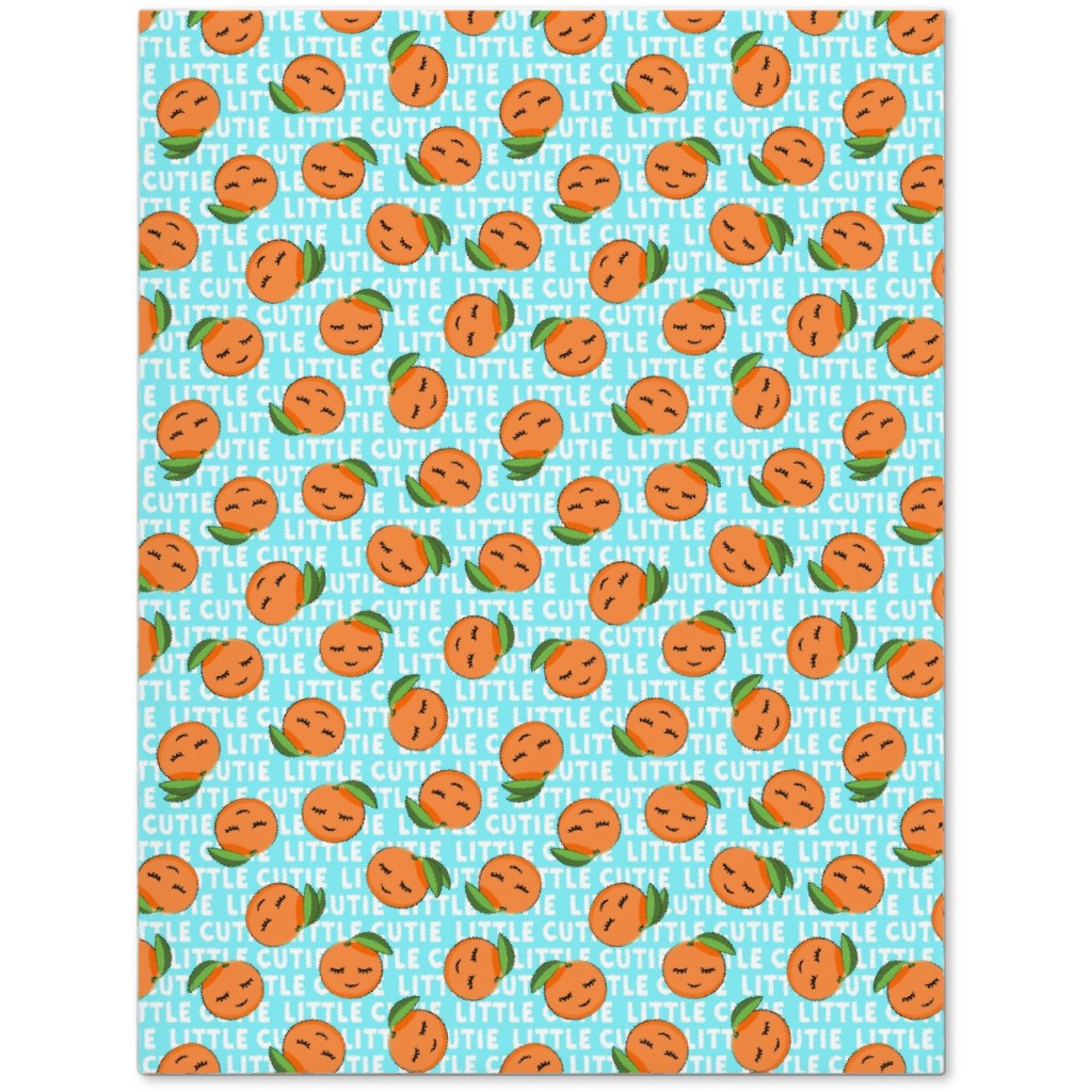 Little Cutie - Happy Oranges - Blue Journal, Blue, True Blue