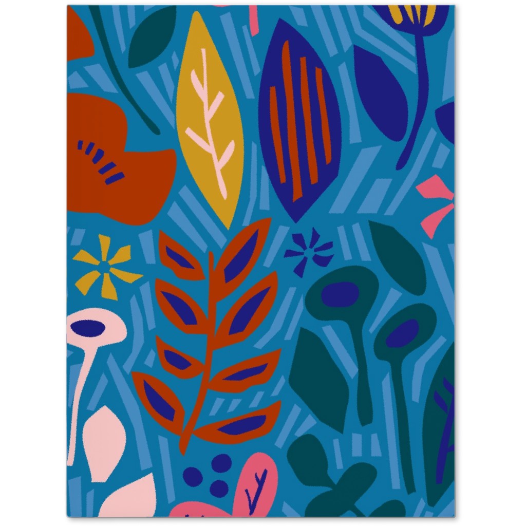 Paper Cut Floral Garden Journal, Multicolor