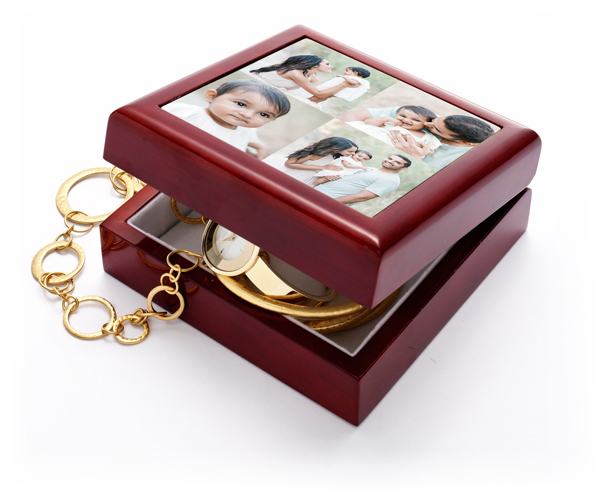 Gallery of Four Keepsake Box, Multicolor