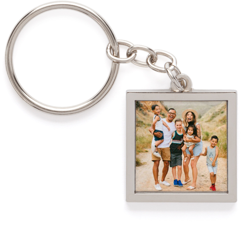 Photo Gallery Pewter Key Ring, Multicolor