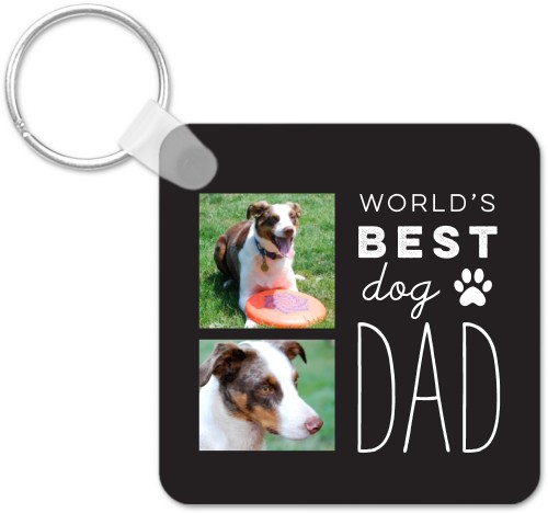 dog dad keychain