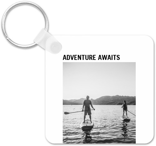 Gallery of One Portrait Key Ring, Square, Multicolor, multi