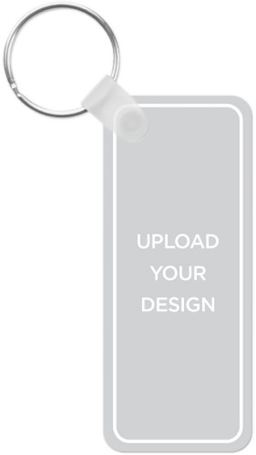 Upload Your Own Design Rectangle Key Ring, Rect, Multicolor