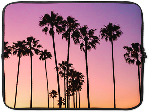 Purple Palms Laptop Case