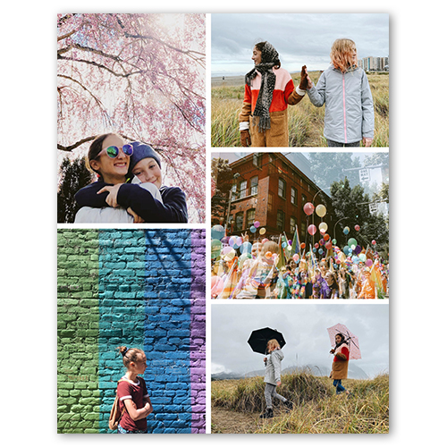 Gallery of Five, -8x10-Multicolor