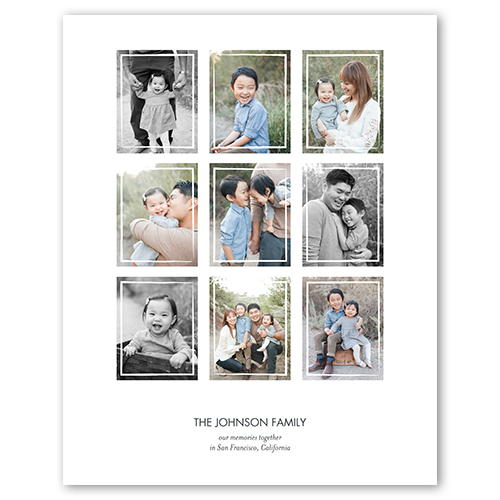 Simple Frames Collage, -16x20-White