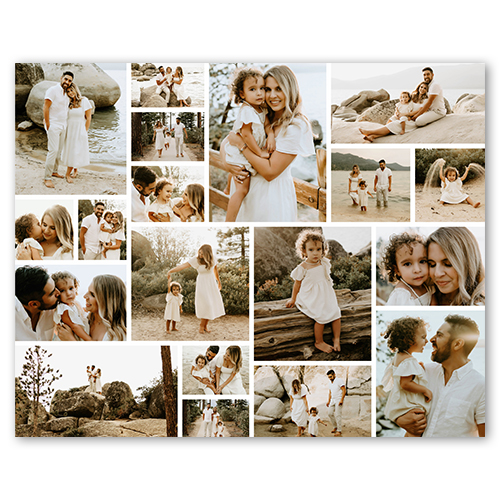 Photo Collage Poster Print For Friend