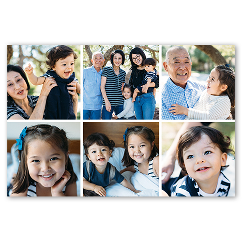 Gallery of Six Grid, -20x30-Multicolor
