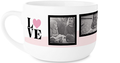 love colorblock latte mug