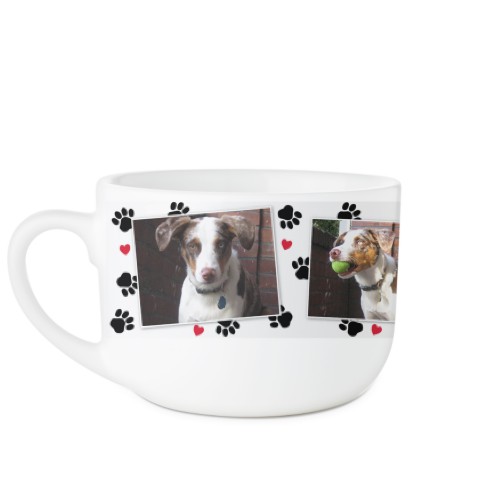 Paw Prints | Custom Latte Mugs | Shutterfly