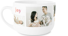 rainbow joy love family latte mug