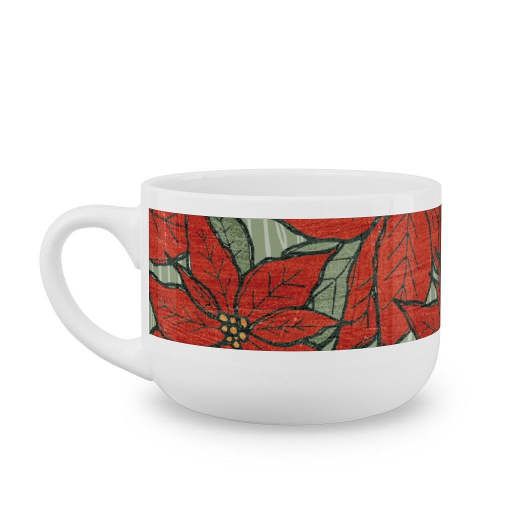 Poinsettia Mugs