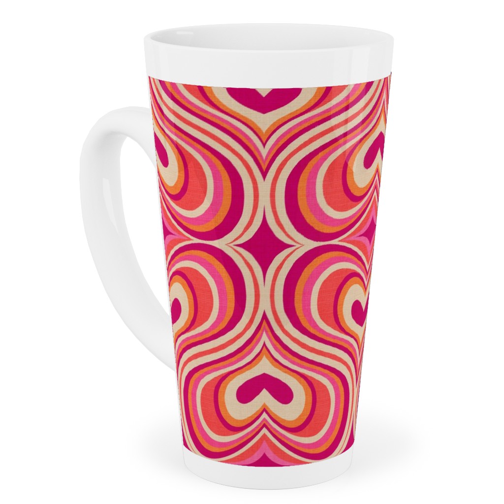 I Think I Love You - Red Tall Latte Mug, 17oz, Red