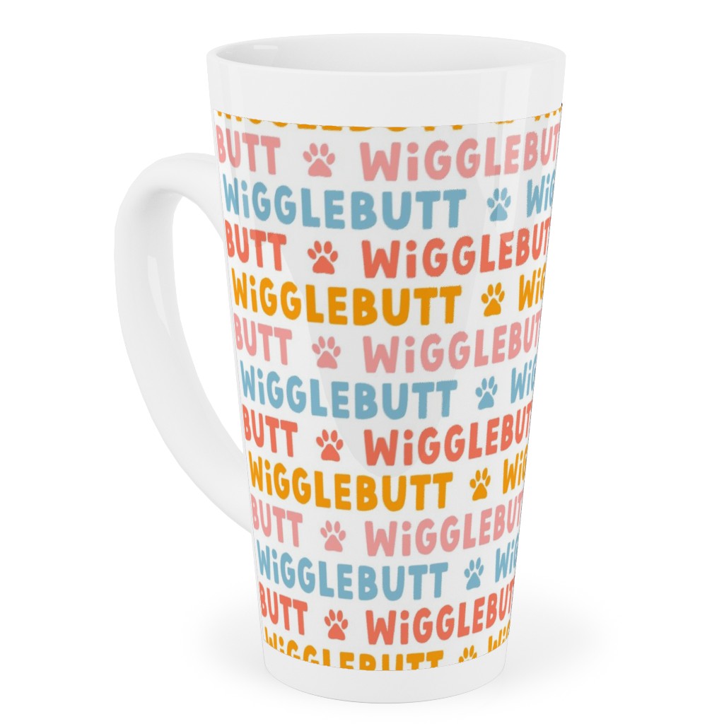 Wigglebutt - Multi Tall Latte Mug, 17oz, Multicolor