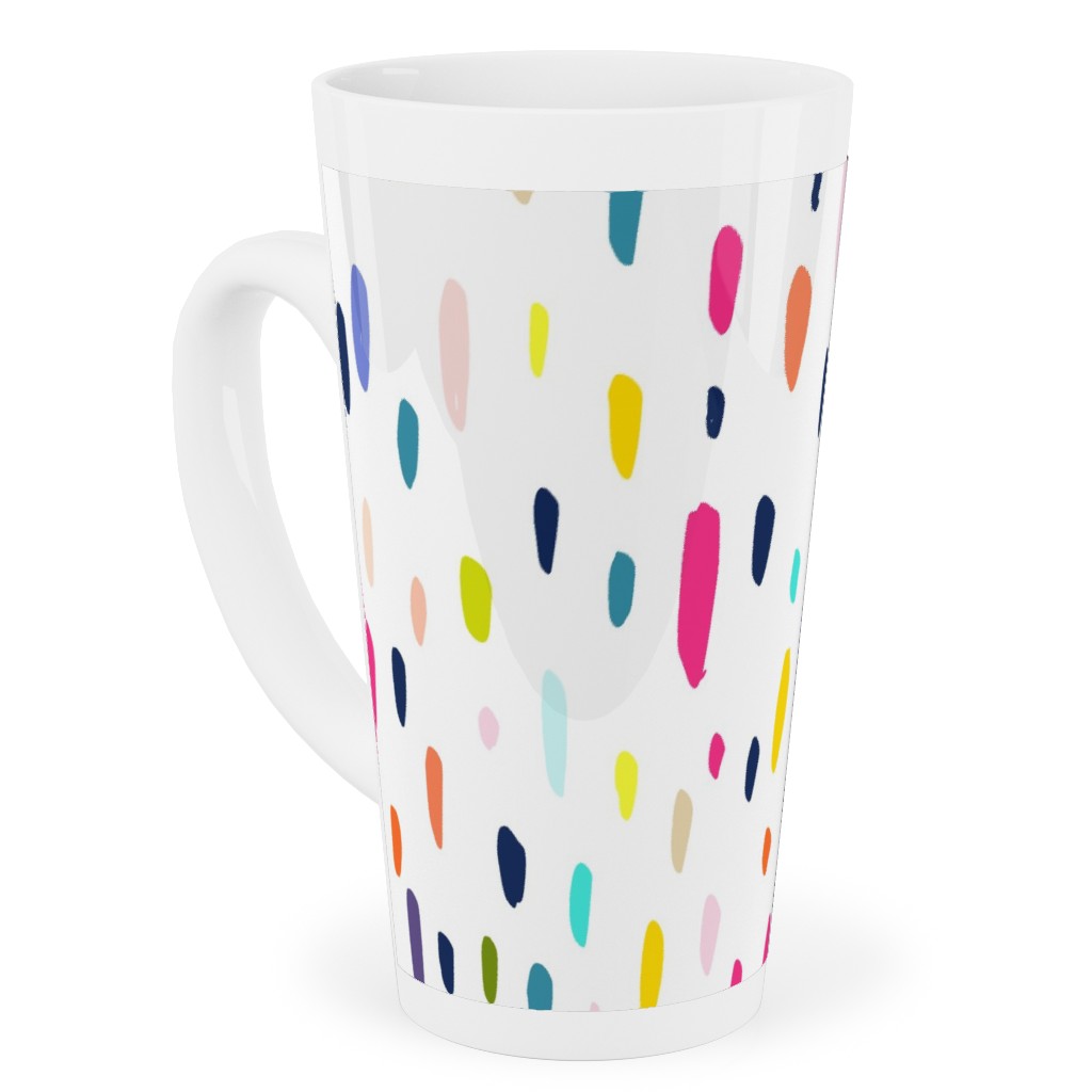 Summer Beach Party - Multi Tall Latte Mug, 17oz, Multicolor