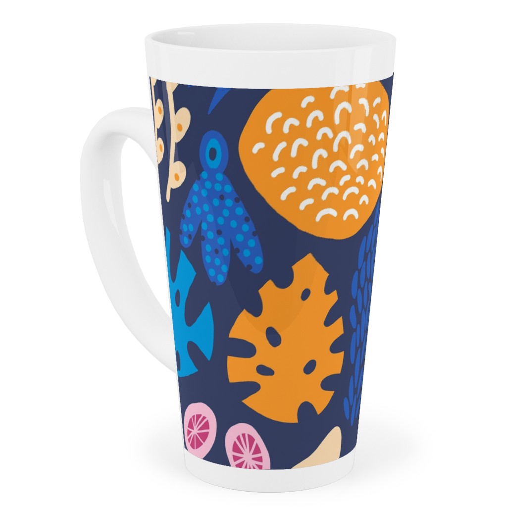 Jungle Pattern - Multi Tall Latte Mug, 17oz, Multicolor