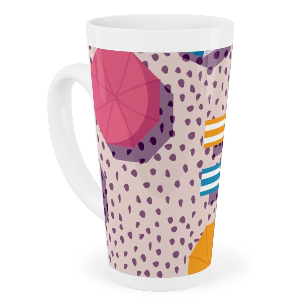 My Summer Vacay - Pink Tall Latte Mug, 17oz, Pink, Bright Pink