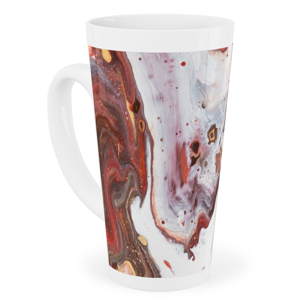 Acrylic Flow Tall Latte Mug, 17oz, Brown