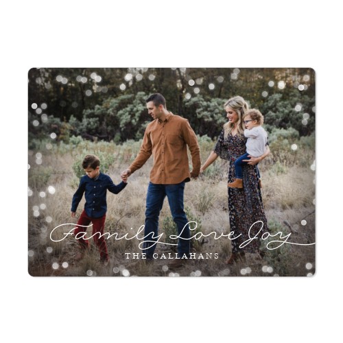 Dazzle Family Love Joy Magnet, 4x5.5, White