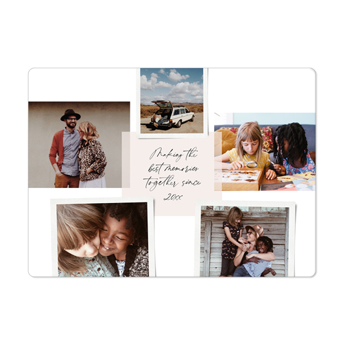 Handwritten Note Collage Magnet, 4x5.5, White