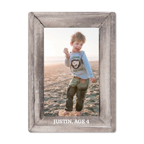 Photo Real Vertical Frame Magnet, 4x5.5, Brown