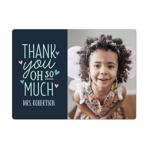 Oh Thank You Hearts Magnet, 4x5.5, Black
