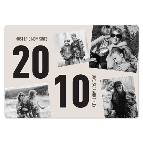 Big Year Magnet, 3x5, Beige, wheat