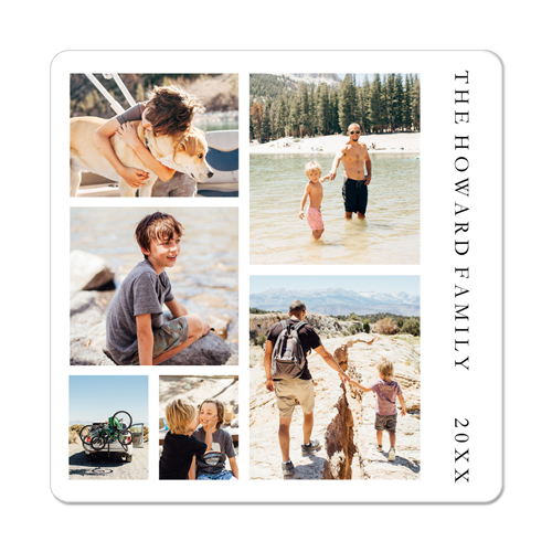 Gallery of Six Vertical Magnet, 3x3, Multicolor, multi