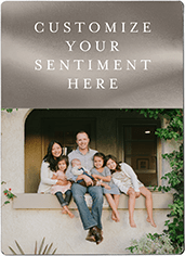 your sentiment here metallic finish magnet