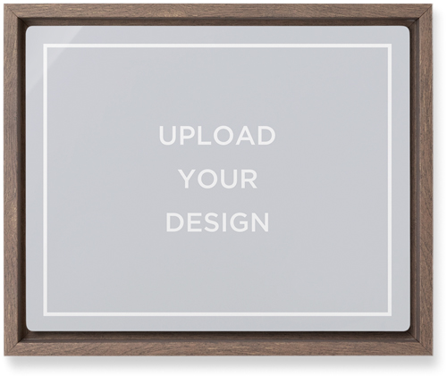 Upload Your Own Design Landscape Wall Art, Walnut, Single piece, Metal, 8x10, Matte, Multicolor
