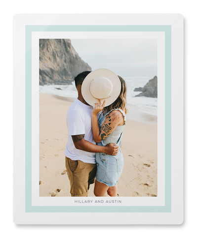 Freeze Frame Wall Art, No Frame, Single piece, Metal, 8x10, Matte, Green, mint