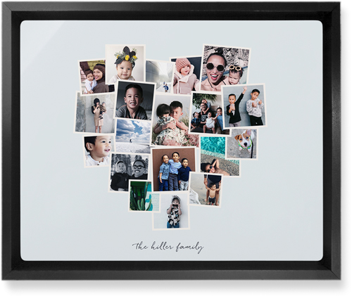 Heart Strings Wall Art, Black, Single piece, Metal, 8x10, Matte, Gray, air