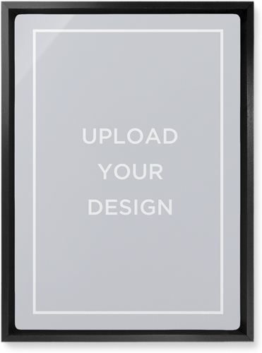 Upload Your Own Design Wall Art, Black, Single piece, Metal, 10x14, Matte, Multicolor