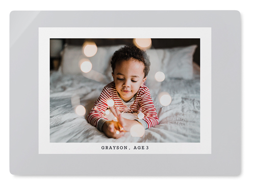 Frame Up Wall Art, No Frame, Single piece, Metal, 10x14, Matte, Gray