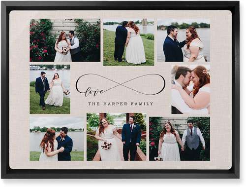 Sweet Moments Wall Art, Black, Single piece, Metal, 10x14, Matte, Beige