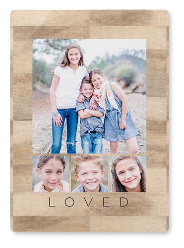 Four Real Wall Art, No Frame, Single piece, Metal, 10x14, Glossy, Beige