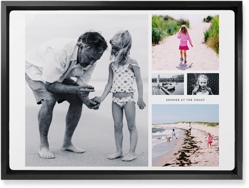 Hero Collage Landscape Wall Art, Black, Single piece, Metal, 10x14, Matte, Multicolor, multi