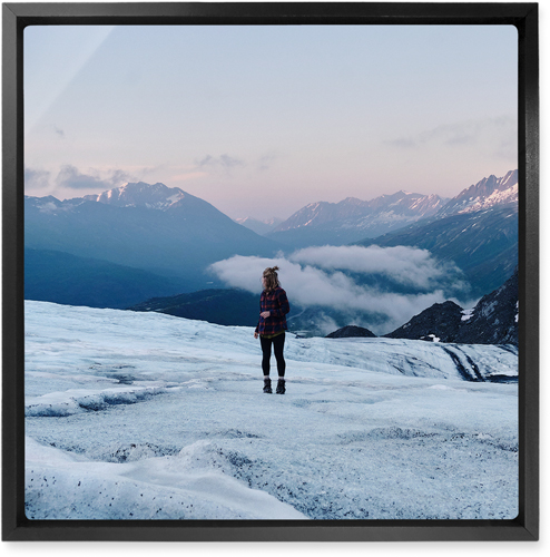 Photo Gallery Square Wall Art, Black, Single piece, Metal, 12x12, Matte, Multicolor