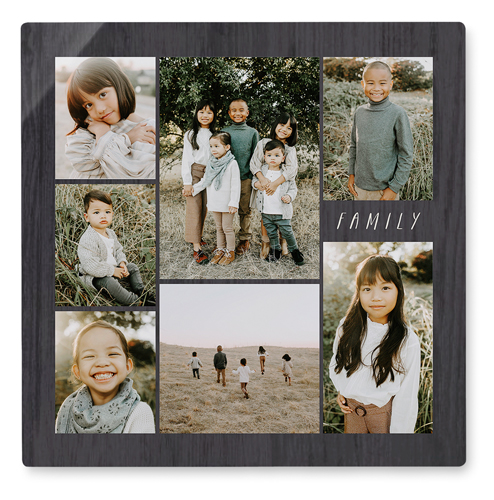 Lucky Seven Wall Art, No Frame, Single piece, Metal, 12x12, Glossy, Multicolor, multi