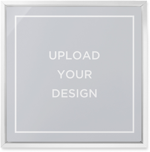 Upload Your Own Design Wall Art, White, Single piece, Metal, 12x12, Matte, Multicolor