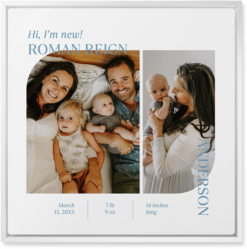 Favorite Infographic Wall Art, White, Single piece, Metal, 16x16, Matte, White, white