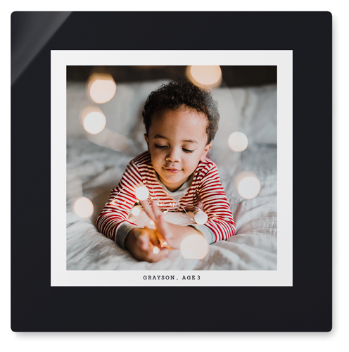 Frame Up Wall Art, No Frame, Single piece, Metal, 16x16, Matte, Gray, charcoal