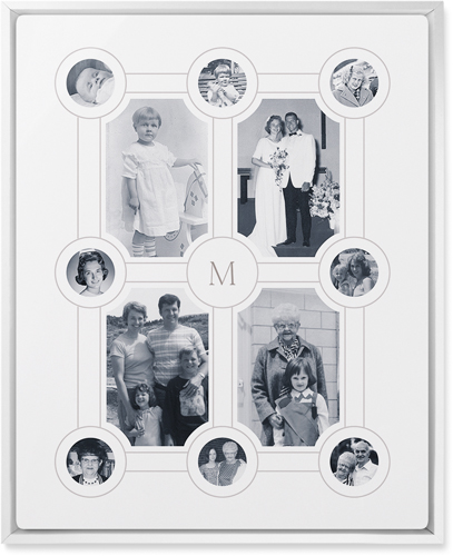 Vintage Family Tree Wall Art, White, Single piece, Metal, 16x20, Matte, White, white