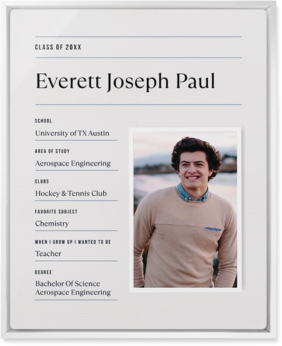 Journal Entry Wall Art, White, Single piece, Metal, 16x20, Glossy, Beige, antique white