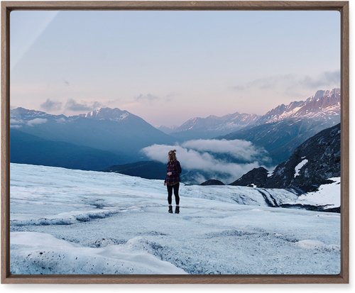 Photo Gallery Square Wall Art, Walnut, Single piece, Metal, 16x20, Glossy, Multicolor