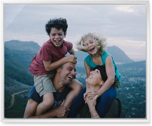 Photo Gallery Wall Art, White, Single piece, Metal, 16x20, Glossy, Multicolor